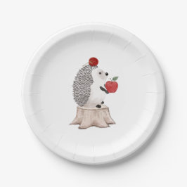 Assiettes En Carton Hedgehog
