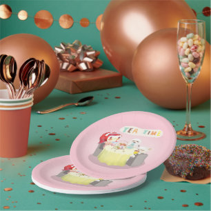 Assiettes En Carton Heure du thé