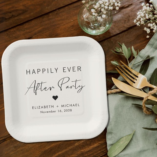 Assiettes En Carton Heureusement Jamais Après La Crème De Fête Récepti (Créateur téléchargé)
