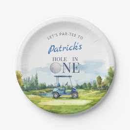 Assiettes En Carton Hole In One Golf 1st Birthday
