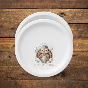 Assiettes En Carton Holiday Turquie Ajouter un texte personnalisé