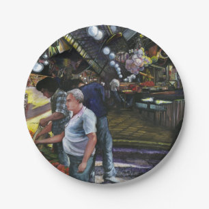 Assiettes En Carton Hommes du commerce, Jérusalem