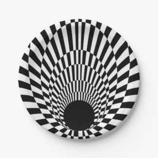 Assiettes En Carton Horizon des événements 3d Trou noir