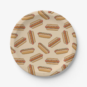 Assiettes En Carton Hot dog