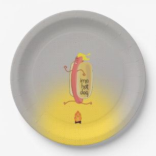 Assiettes En Carton Hot Dog Oe Devil