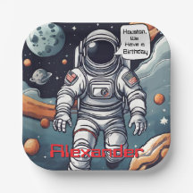 Houston, Nous Avons Un Anniversaire ! Plaque de pa