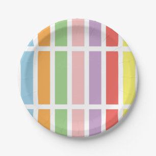 Assiettes En Carton Hues du Colorful