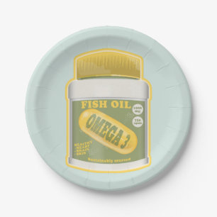 Assiettes En Carton Huile de poisson oméga 3