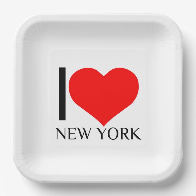 ASSIETTES EN CARTON I HEART (Recto)