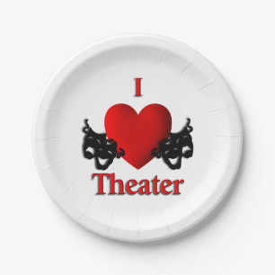 Assiettes En Carton I Heart Theatre