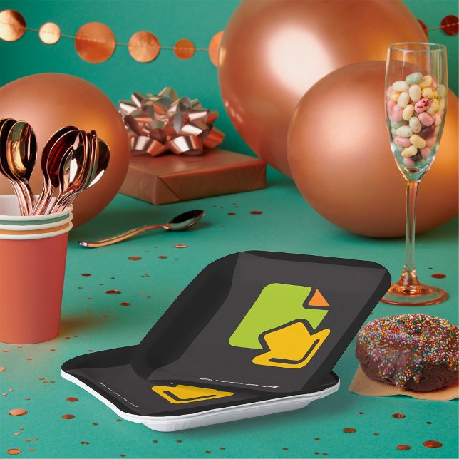 Assiettes En Carton Icône Exporter (Créateur téléchargé)