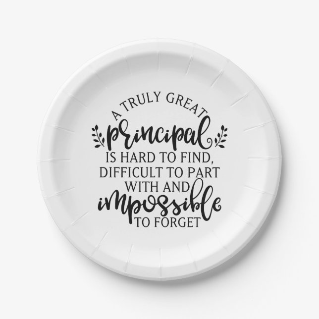 Assiettes En Carton Idées principales de la journée d'appréciation (Devant)