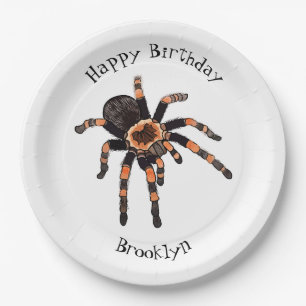 Assiettes En Carton Illustration de Tarantula