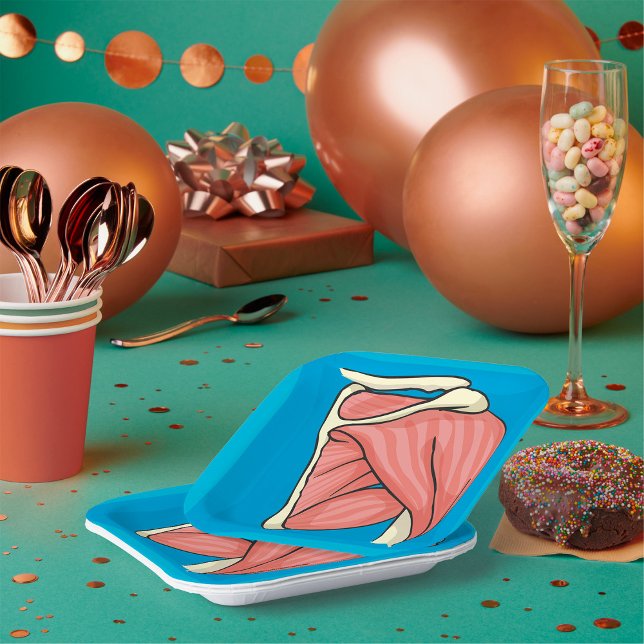 Assiettes En Carton Illustration d'organe (Créateur téléchargé)