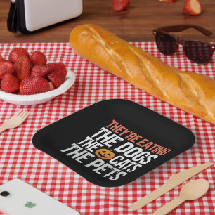 Assiettes En Carton Ils Mangent Les Chiens Les Chats Les Animaux Hallo