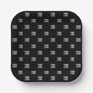 Assiettes En Carton Image, conception ou logo de l'entreprise répétiti