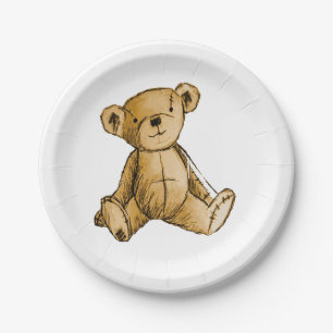 Assiettes En Carton Image Teddy Bear pour Plaques de papier