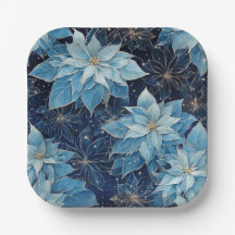 Imaginaire bleu Poinsettia