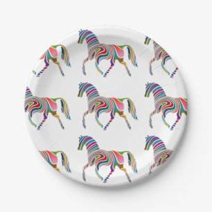 Assiettes En Carton Imaginaire Horse Party