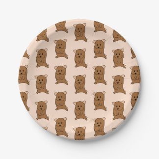 Assiettes En Carton Impression Hamster