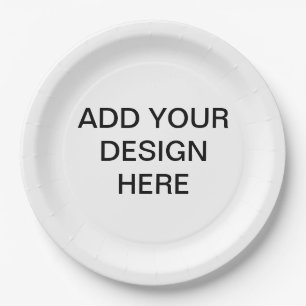 Assiettes En Carton Imprimer votre conception sur plaque papier