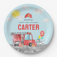 Incendie Camion Anniversaire de enfant pompier