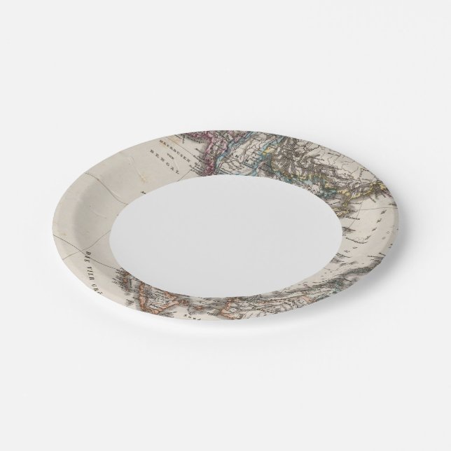Assiettes En Carton Inde orientale (Angle)