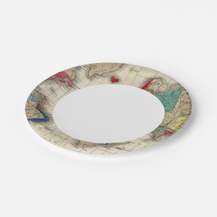 Assiettes En Carton Indépendance des États-Unis 1783 AD