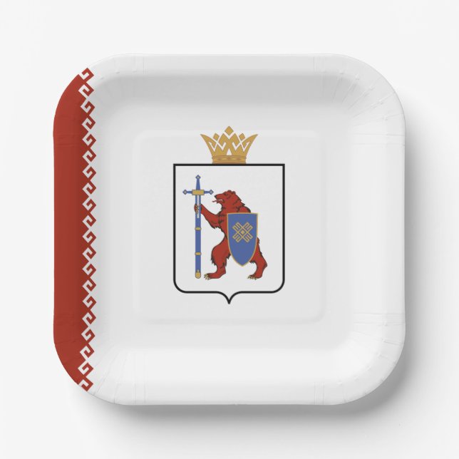 Assiettes En Carton Indicateur Mari El (Recto)