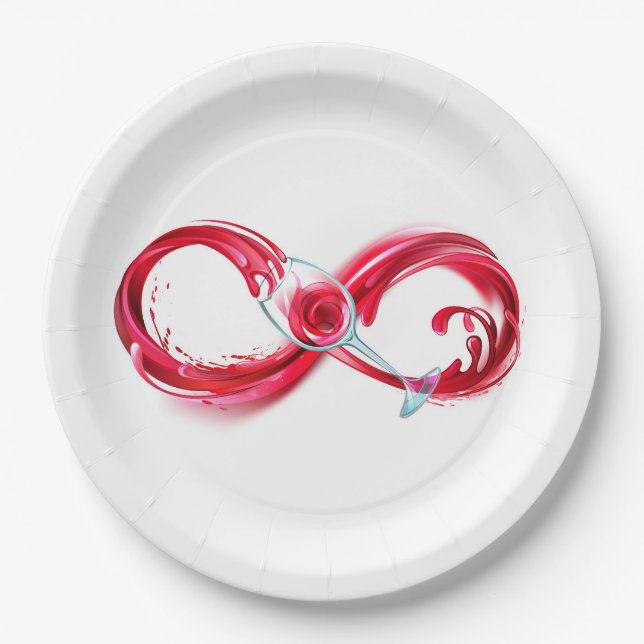Assiettes En Carton Infinity (Devant)