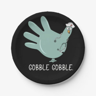 Assiettes En Carton infirmière Turquie Gobble Squad ER infirmière Than