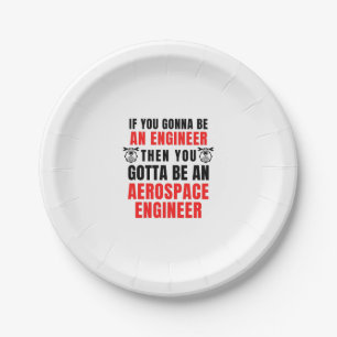 ASSIETTES EN CARTON INGÉNIEUR AÉROSPATIAL