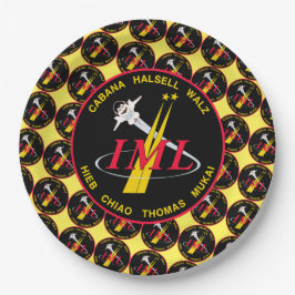 Assiettes En Carton Insigne de mission STS-65