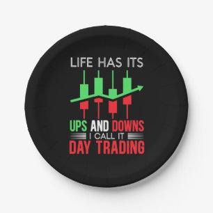 Assiettes En Carton Investisseur J'Appelle Ça Jour Trading