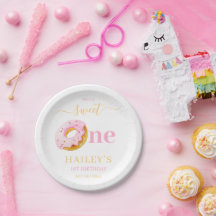 Invitation d'anniversaire Sweet One Donuts, 1er an