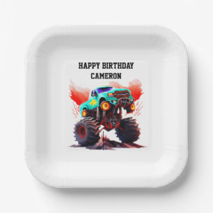 Assiettes En Carton Invitation de la fête des Anniversaires de enfants