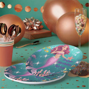 Assiettes En Carton Invitation personnalisée pour une fête d'anniversa