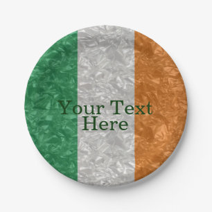Assiettes En Carton Ireland Flag