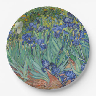 Assiettes En Carton Irises par Vincent Van Gogh