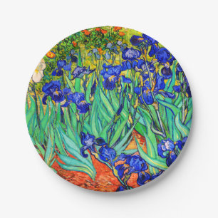 Assiettes En Carton Irises par Vincent Van Gogh