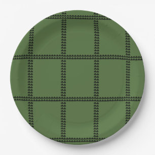Assiettes En Carton Irlandais Clover St. Patrick's Day Papier Plaques
