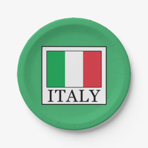 Assiettes En Carton Italie