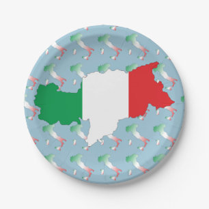 Assiettes En Carton Italien - Italia Teller