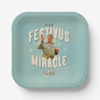 Assiettes En Carton It's a Festivus Miracle
