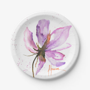 Assiettes En Carton IV floral audacieux
