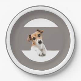Assiettes En Carton Jack Russell Chien Chien Chien Mignonne Adorable D