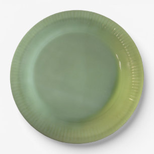 Assiettes En Carton Jadéite verte