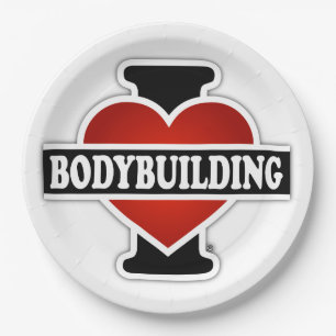 Assiettes En Carton J'aime Bodybuilding