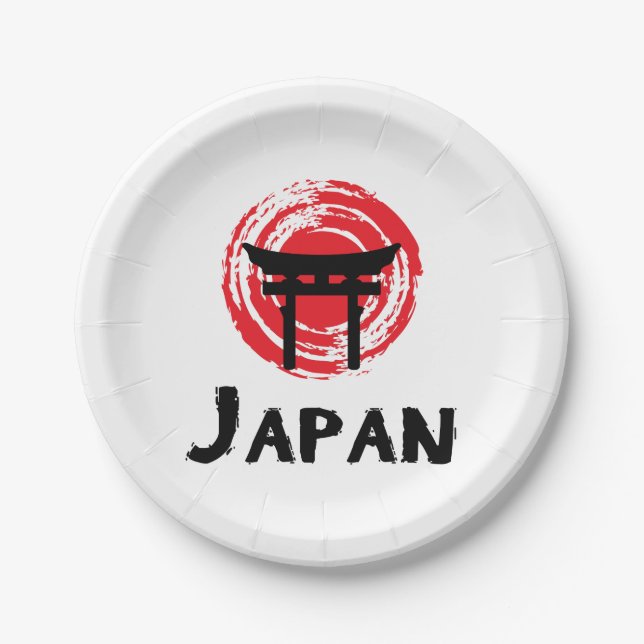 Assiettes En Carton Japon (Devant)