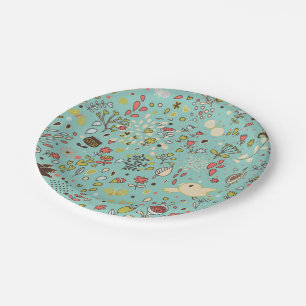 Assiettes En Carton Jardin d'agrément lunatique